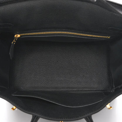 Hermes Togo Birkin 25 Black 5 of 11