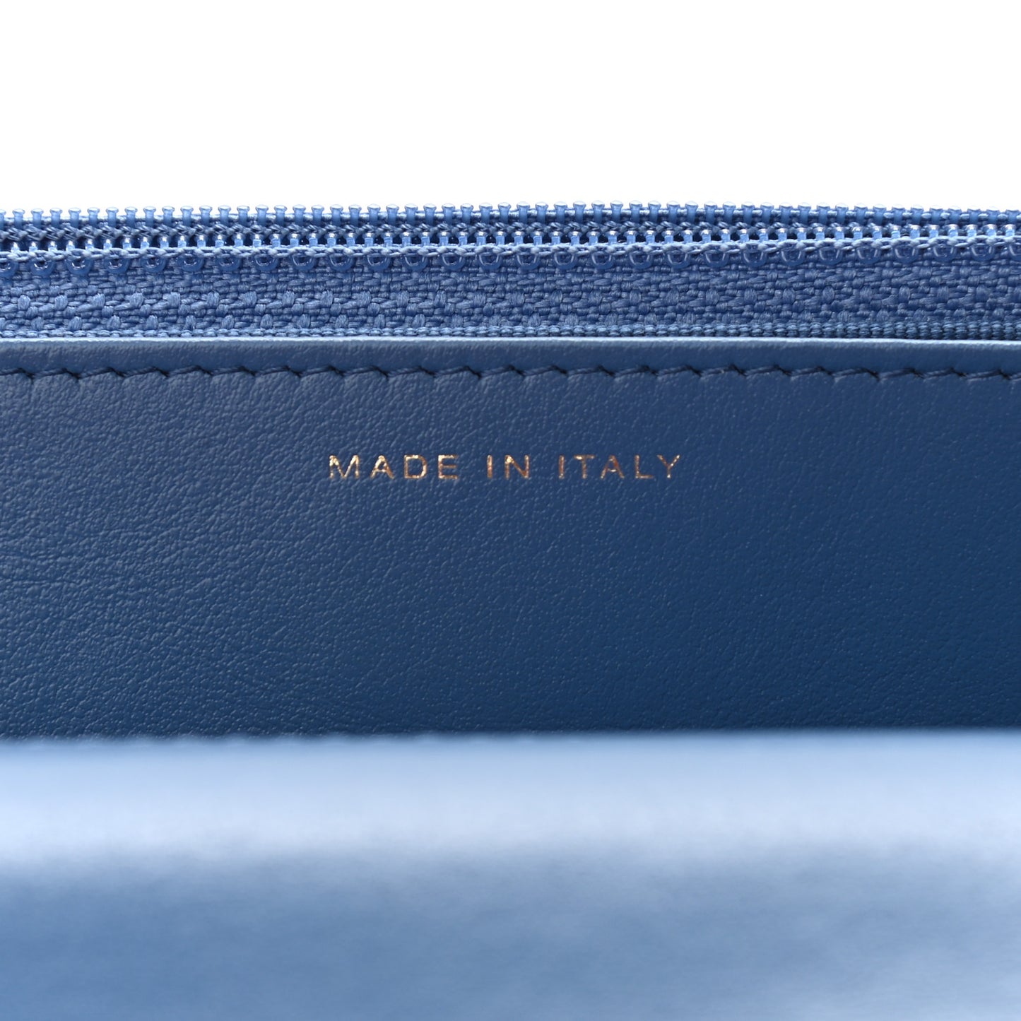 Denim Quilted Chanel 19 Wallet On Chain WOC Blue