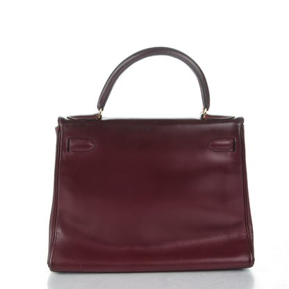 Hermes Box Kelly Retourne 28 Rouge H 3 of 29