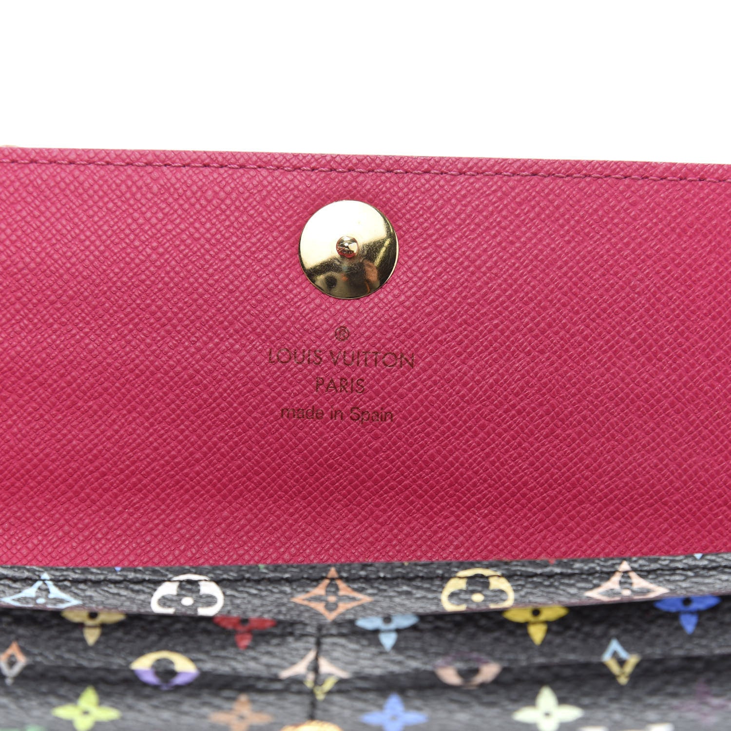 Louis Vuitton Monogram Multicolor Sarah Wallet Black Grenade 8 of 11