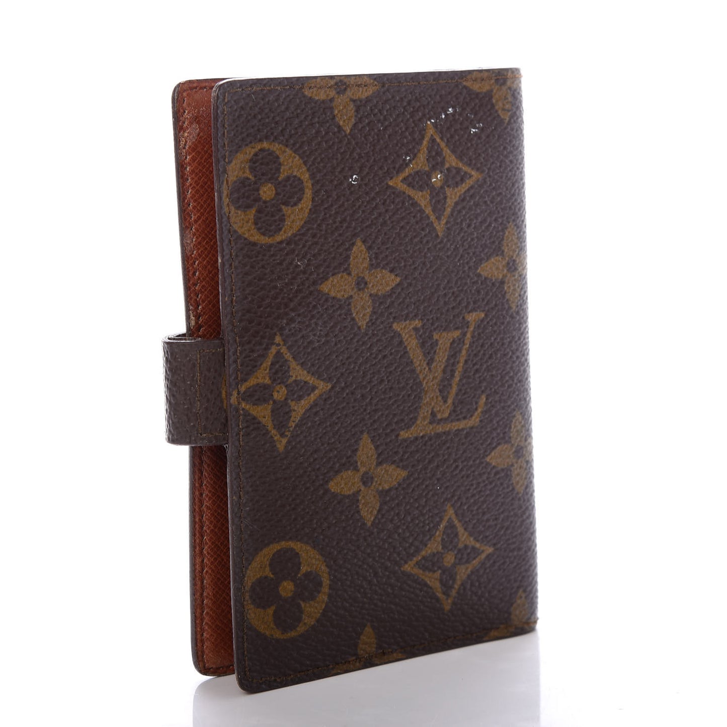 Monogram Mini Agenda Cover w Pencil