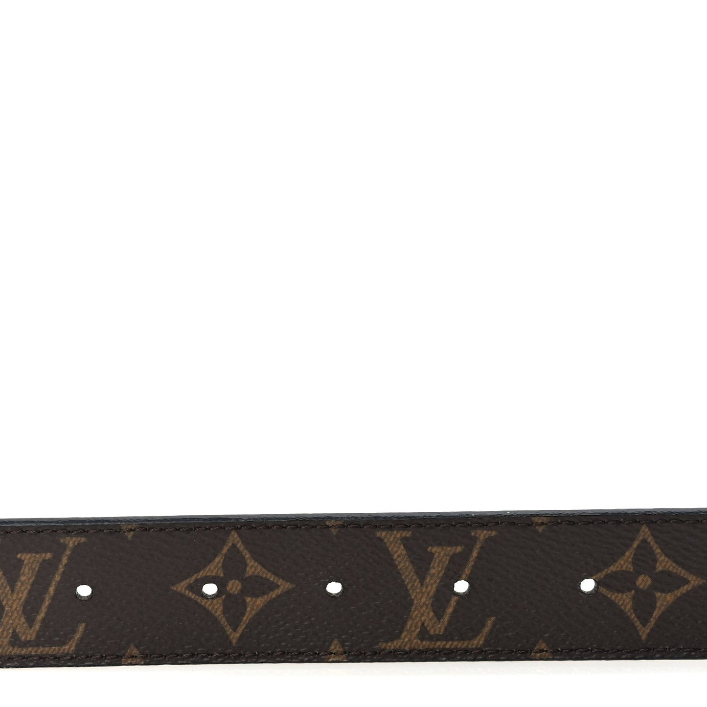 Calfskin Monogram 30mm LV Iconic Reversible Belt 75 30 Black