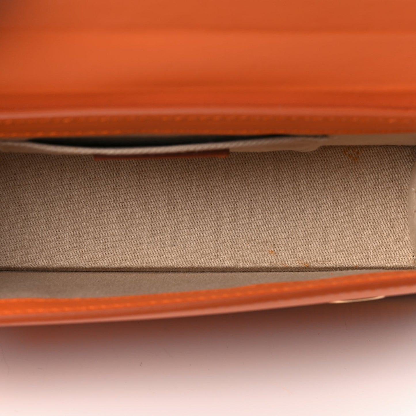 Smooth Calfskin Le Chiquito Long Orange