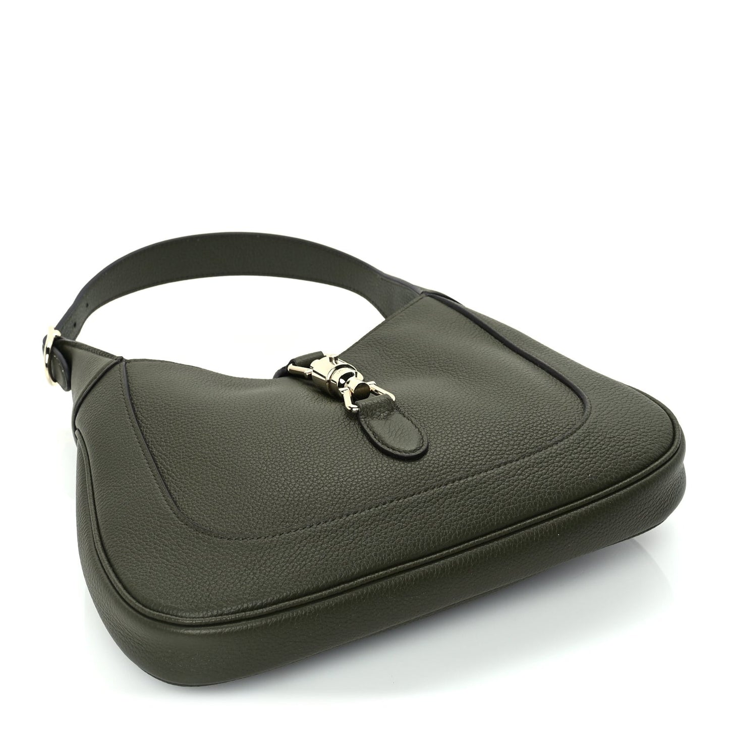 Grained Calfskin Medium Jackie 1961 Hobo  Forest Green