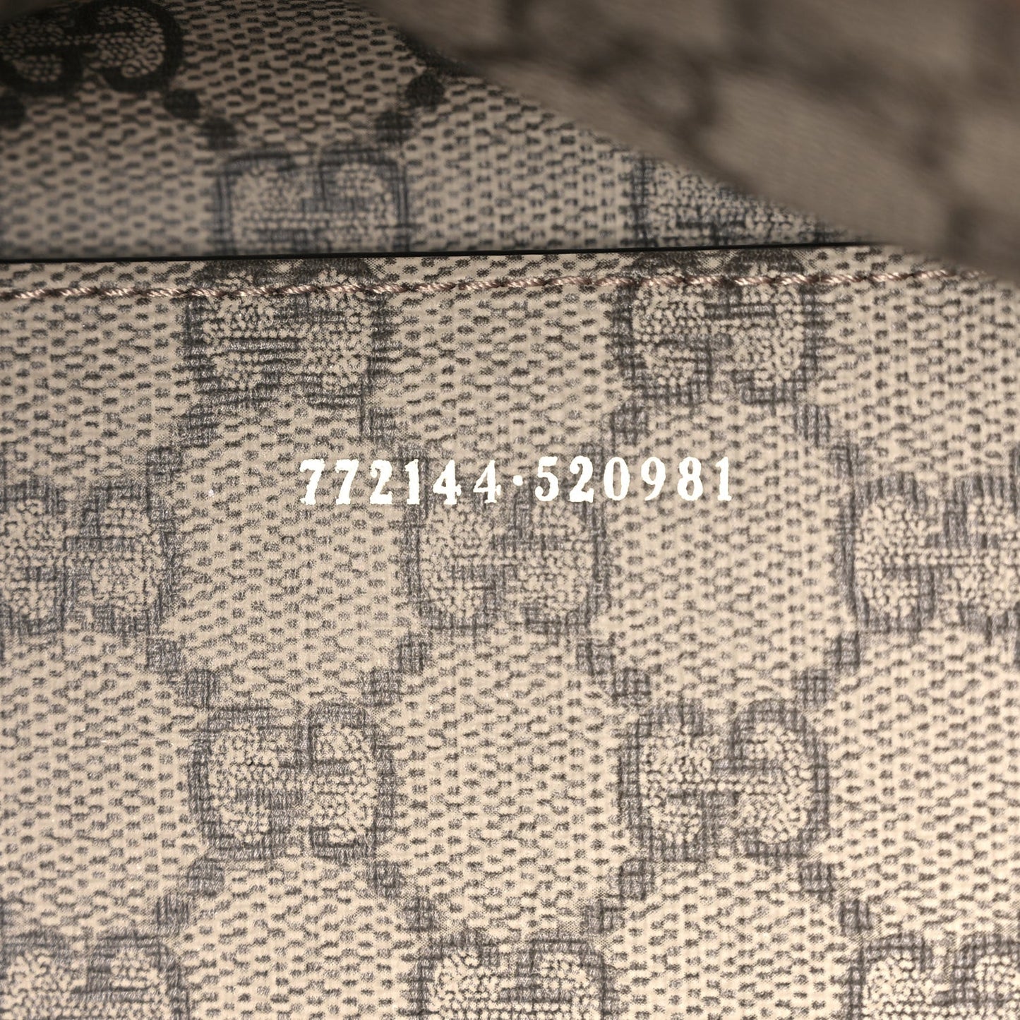 Canvas Calfskin Logo Print Medium Tote Bag Brown