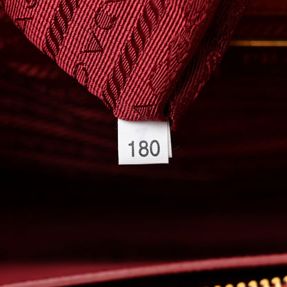 Prada Saffiano Medium Galleria Double Zip Tote Peonia 6 of 21