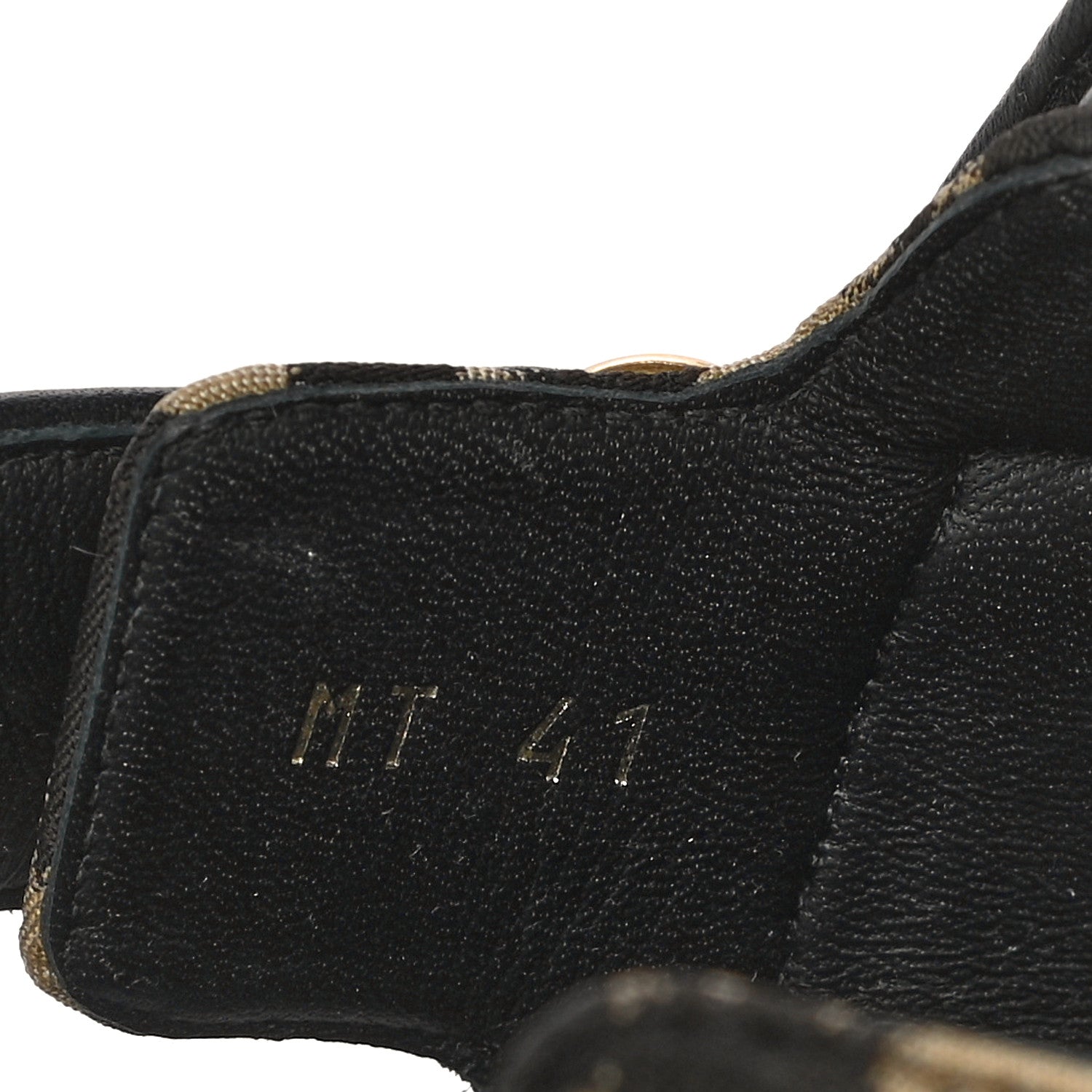 Christian Dior Technical Fabric Mizza Print DiorAct Sandals 41 Beige Multicolor 9 of 14