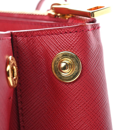 Prada Saffiano Medium Galleria Double Zip Tote Fuoco 14 of 15