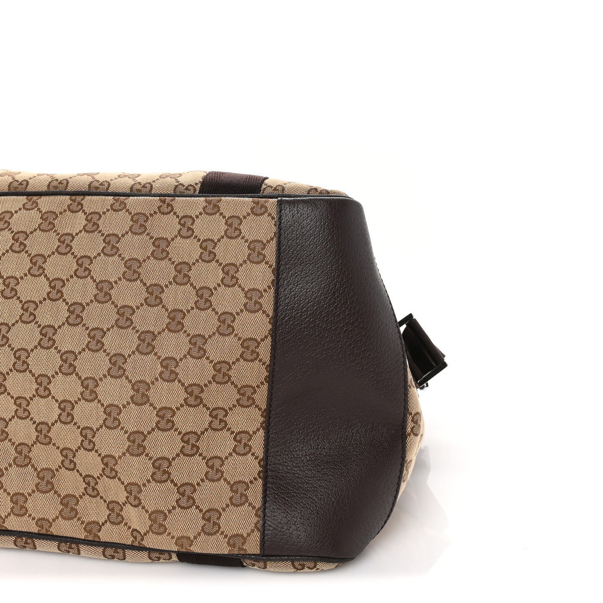 Monogram Dollar Calfskin Large Boston Duffle Bag  Beige Ebony Testa di Moro Marrone Scuro