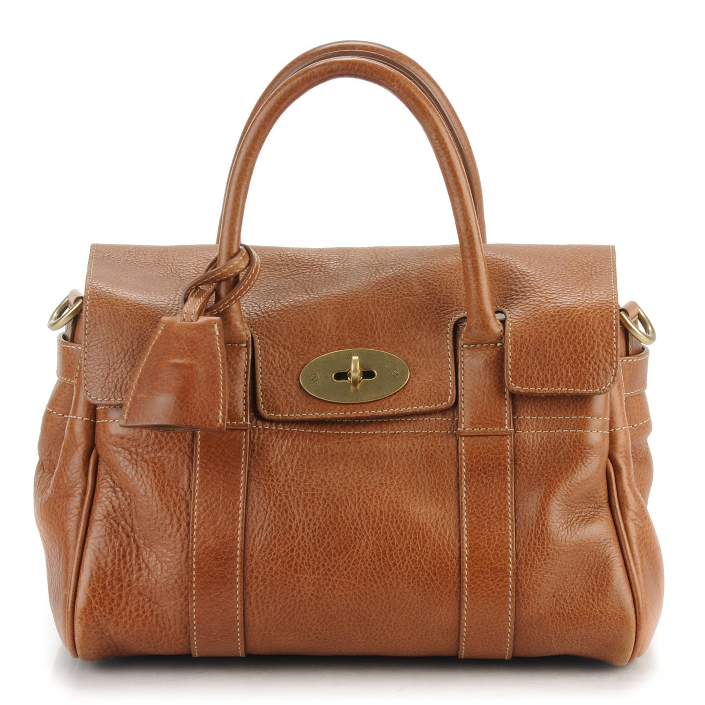Natural Leather Small Bayswater Oak
