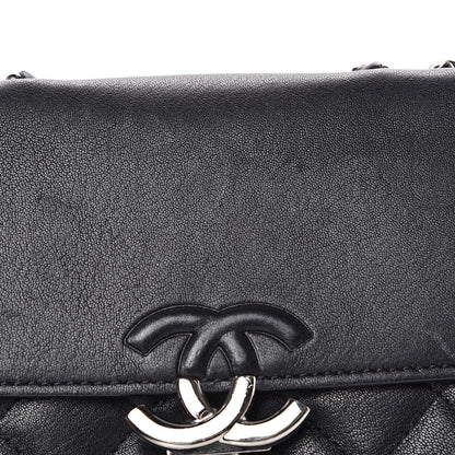 Chanel Grained Calfskin Quilted Small CC Box Flap Black 10 of 14