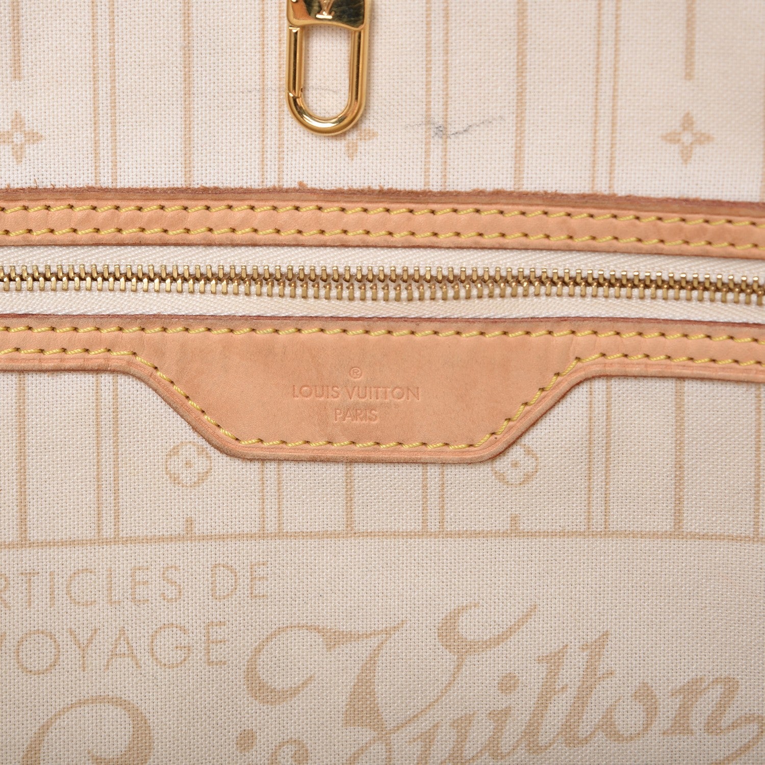 Louis Vuitton Damier Azur Neverfull MM 6 of 21