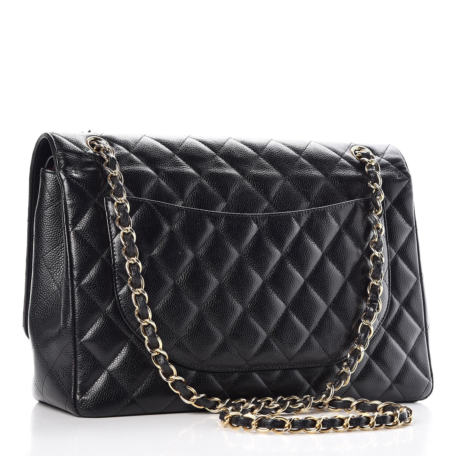 Chanel Caviar Quilted Maxi Double Flap Black 4 of 18