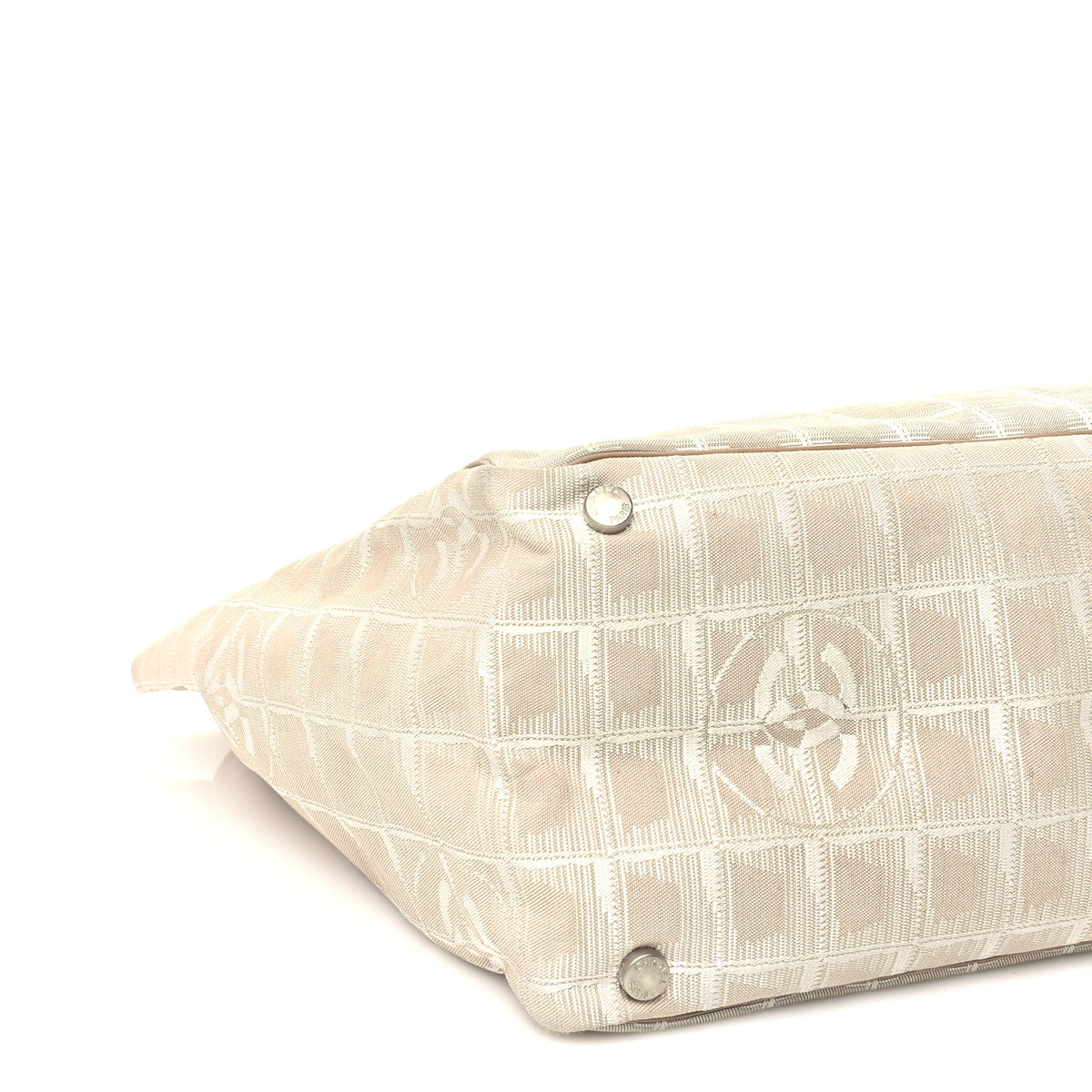 Chanel Nylon Medium Travel Tote Beige 8 of 9