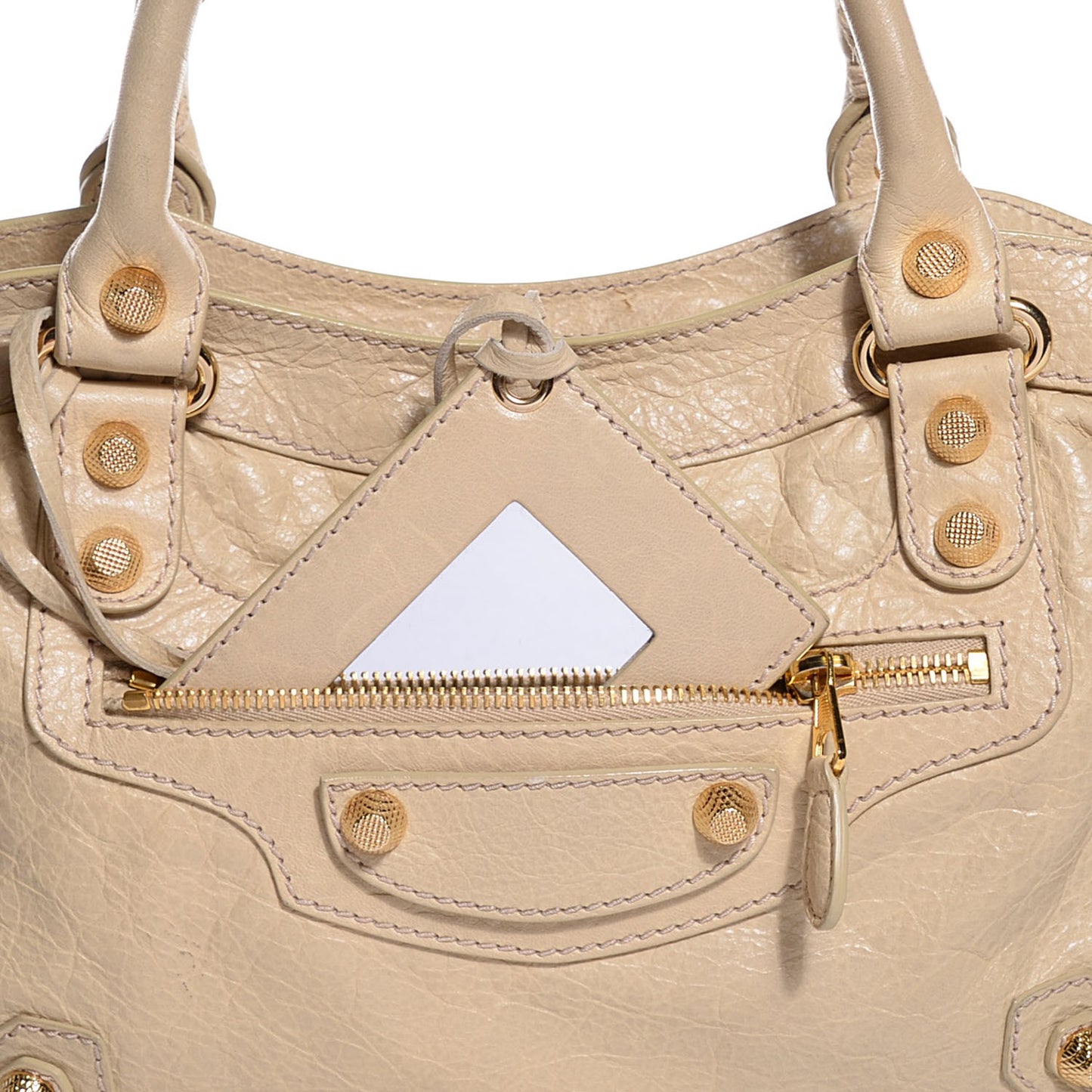 Agneau Giant 12 Gold Hardware Town Dune