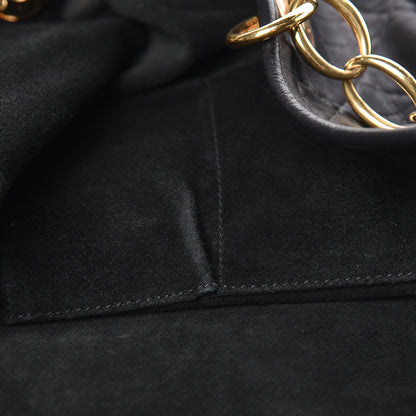 Christian Dior Lambskin Cannage Dior Soft Shopping Tote Black 6 of 18