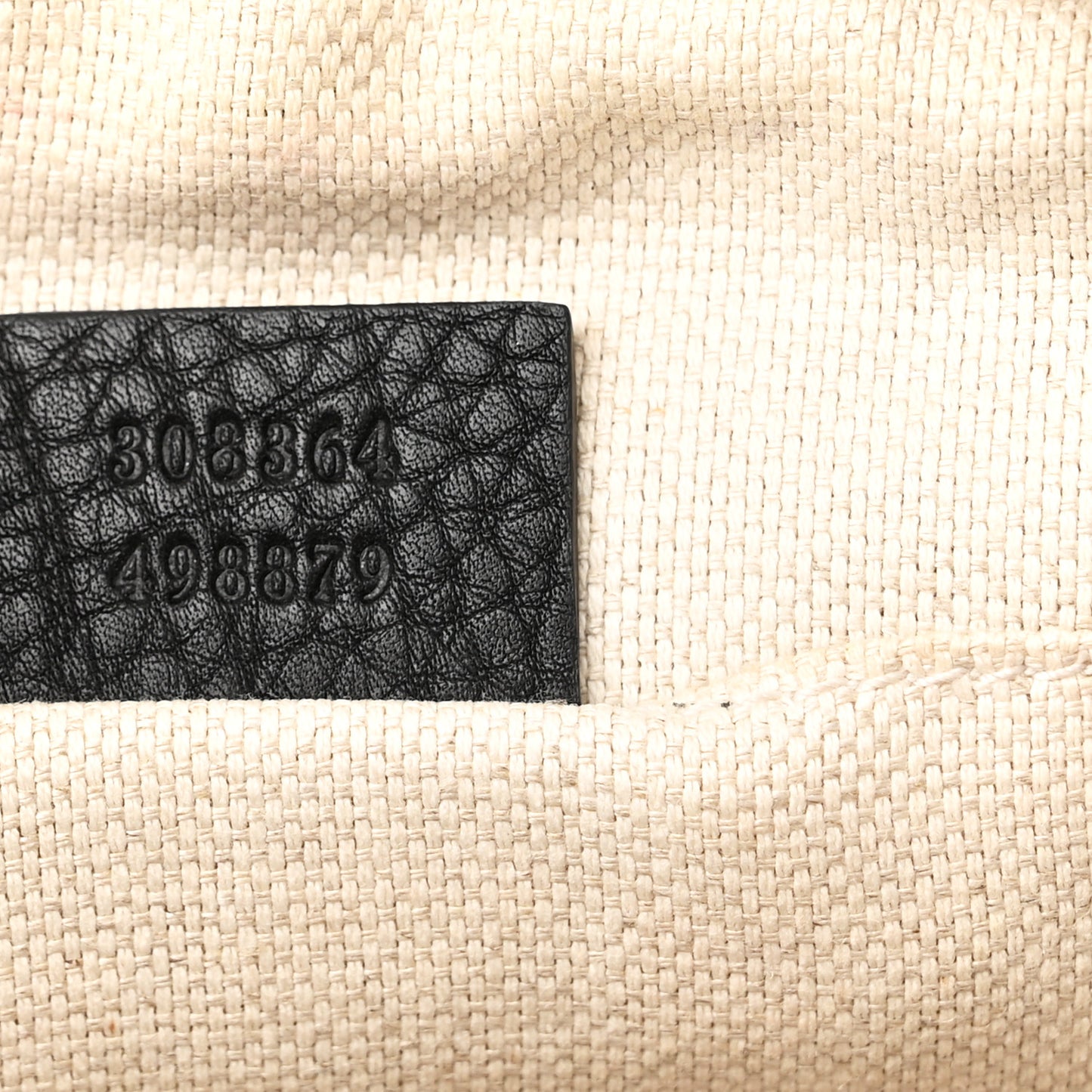 Pebbled Calfskin Small Soho Disco Bag Black