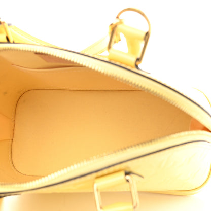 Louis Vuitton Vernis Alma BB Citrine 5 of 10