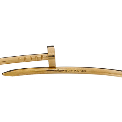 Cartier 18K Yellow Gold Small Juste Un Clou Bracelet 18 2 of 3