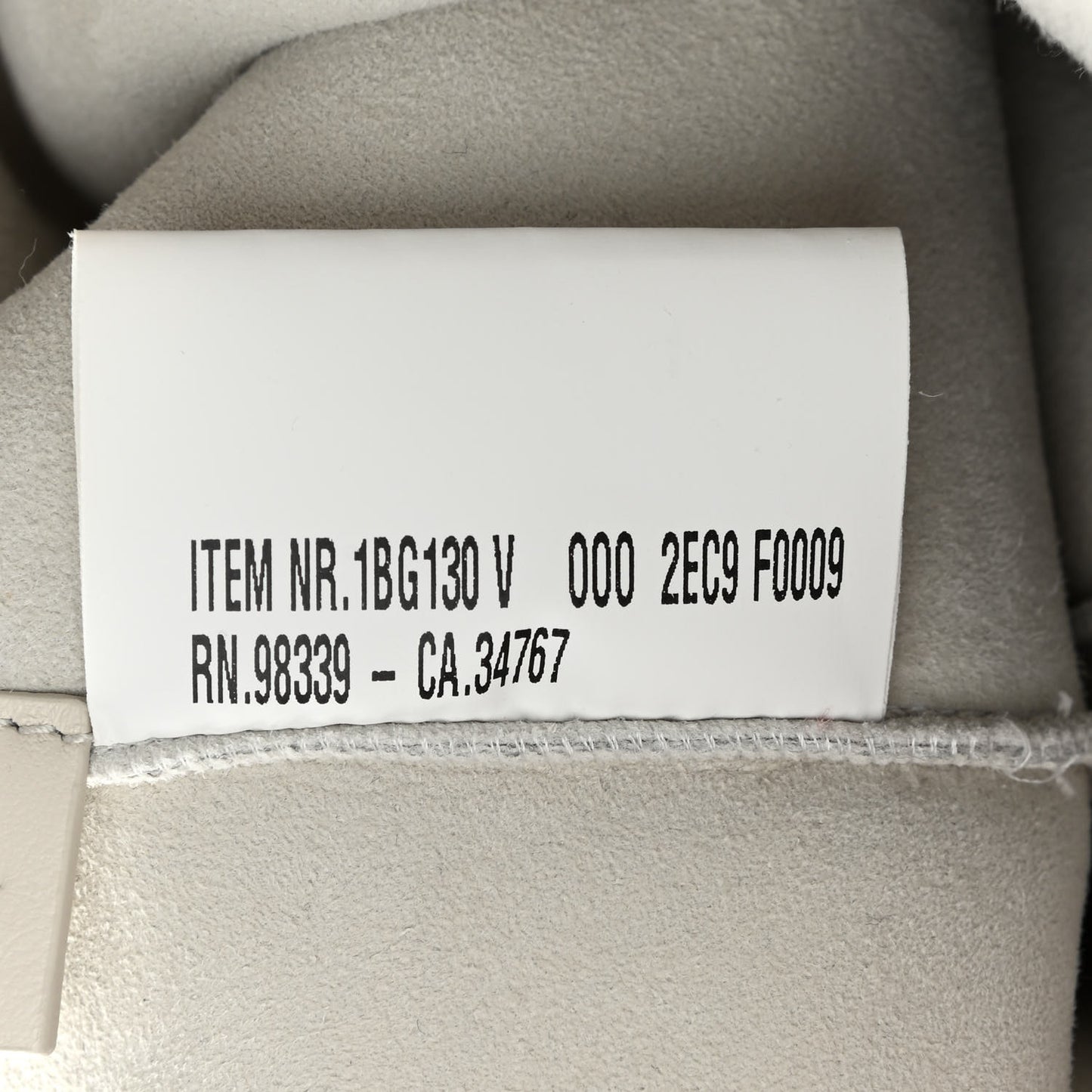 Shearling Saffiano Shoulder Bag White