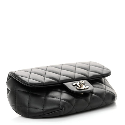 Chanel Calfskin Quilted CC Uniform Flap Belt Bag Black 4 of 7