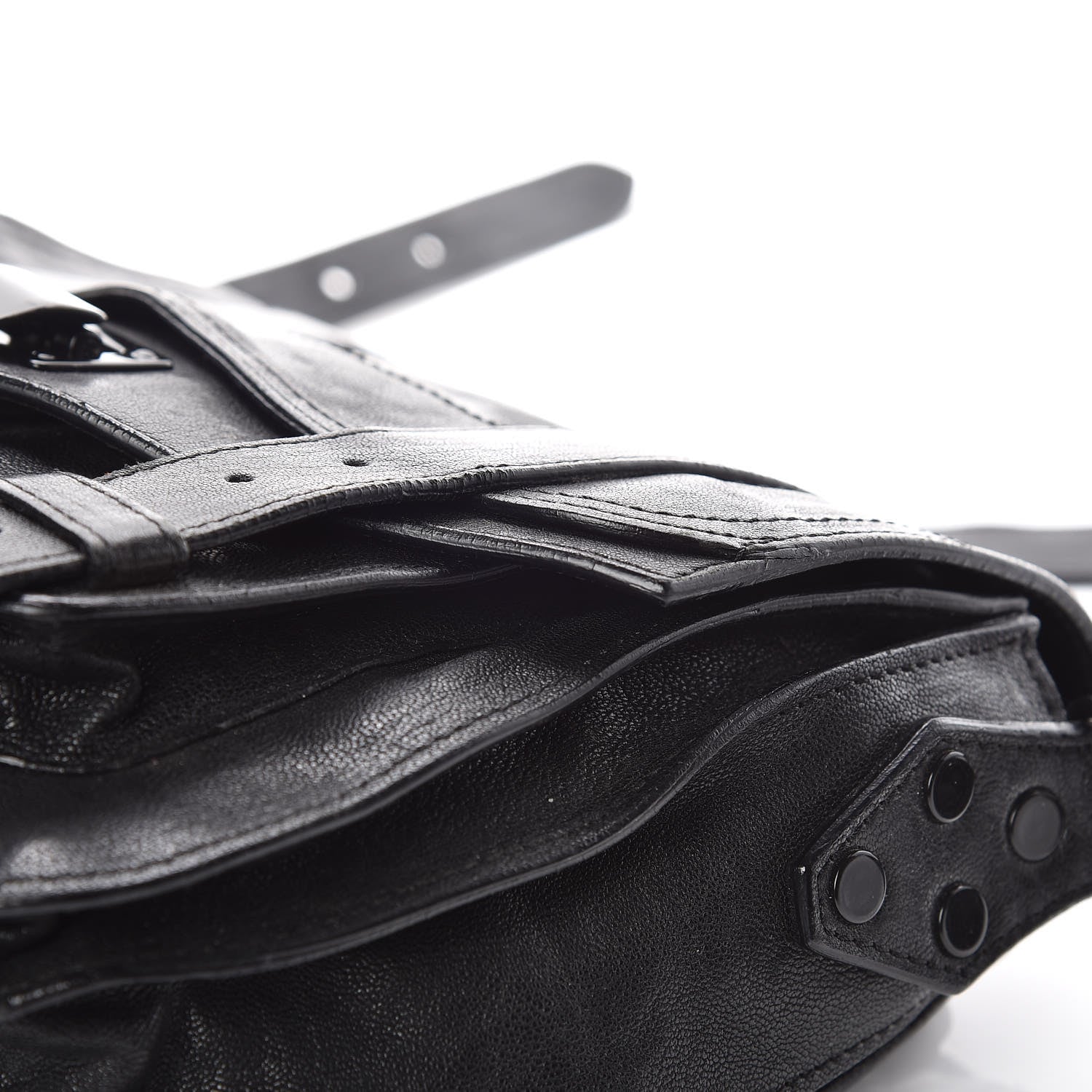 Proenza Schouler Lambskin PS1 Mini Pouch Messenger Black 14 of 19