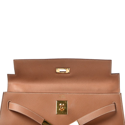 Hermes Courchevel Kelly Sellier 32 Gold 25 of 38