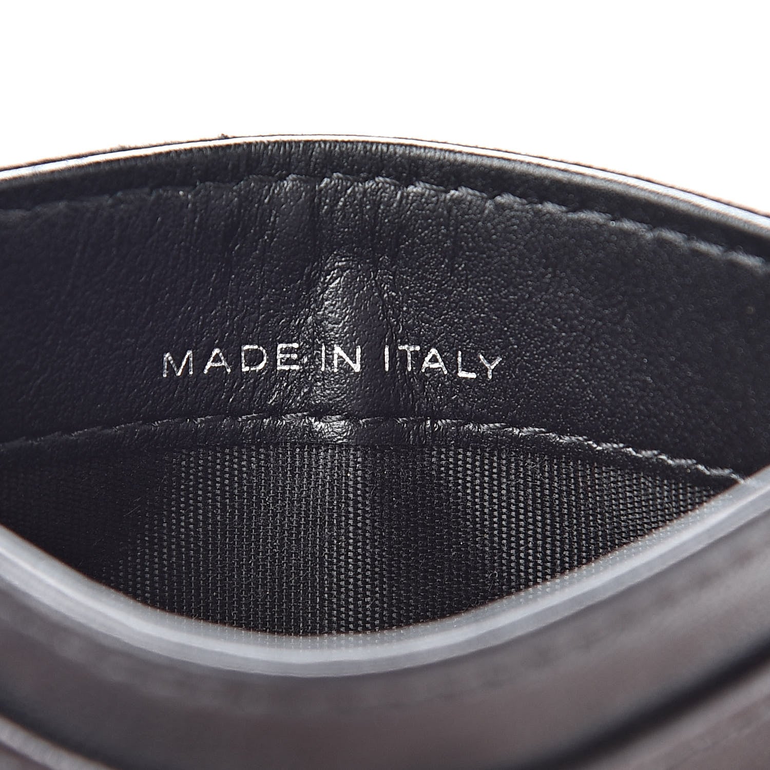 Chanel Lambskin Camellia Embossed Card Holder Black 7 of 8