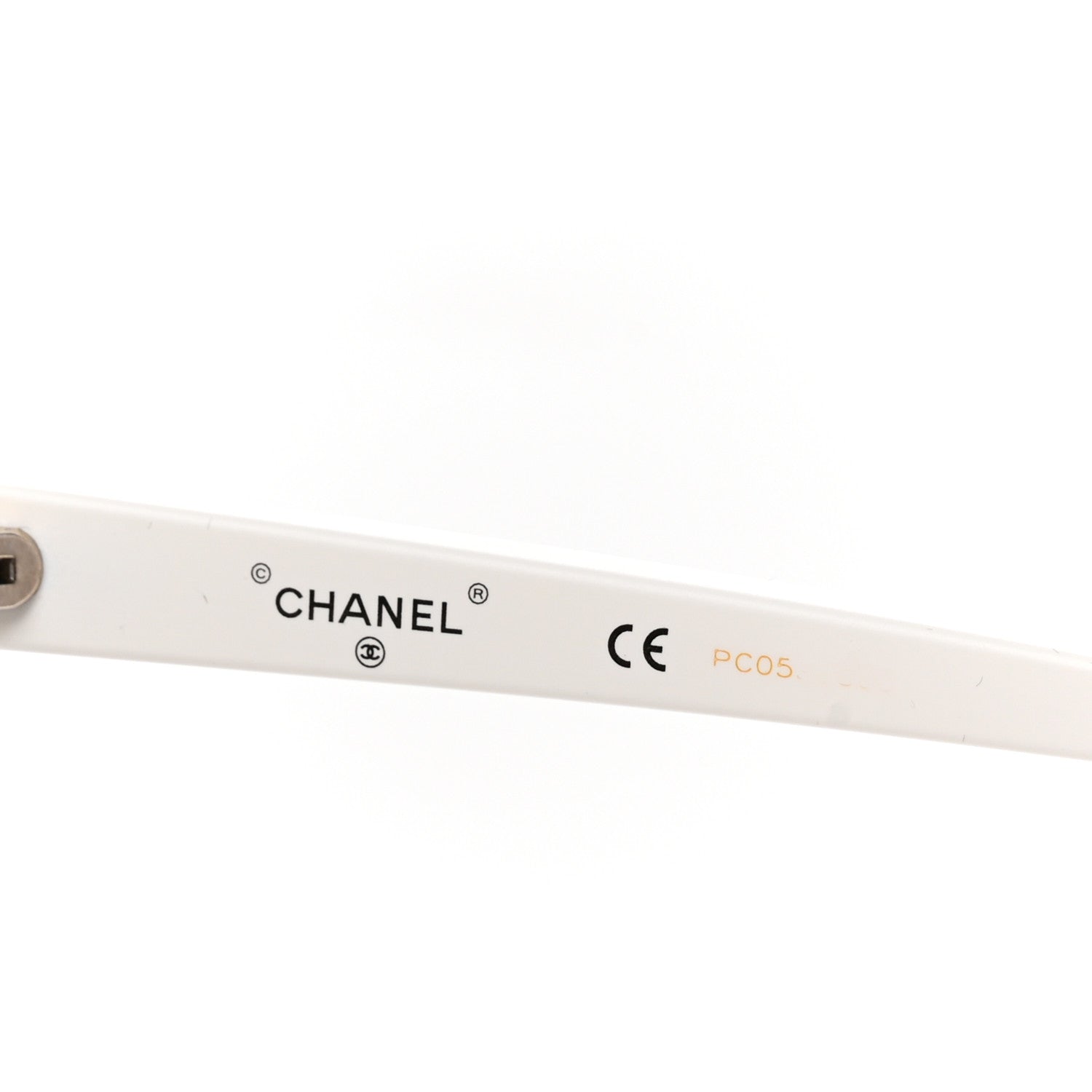 Chanel Acetate Visor Sunglasses 71046 Matte White 5 of 9