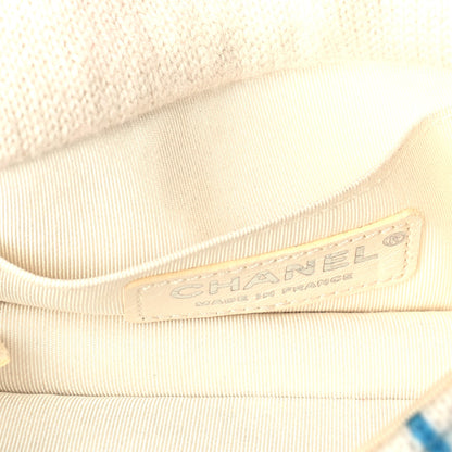 Chanel Cashmere Knit Extra Mini Single Flap White Multicolor 4 of 9