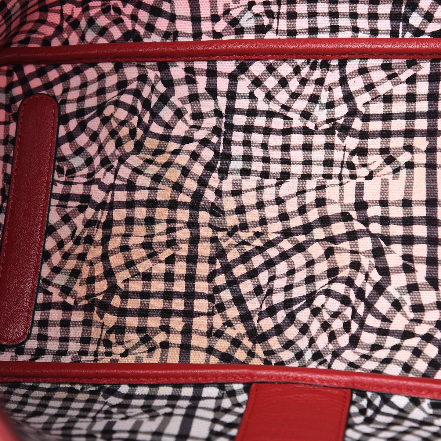 Visetos Medium Liz Reversible Shopper Tote Ruby Red