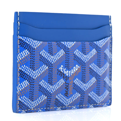 Goyard Goyardine Saint Sulpice Card Holder Sky Blue 3 of 7