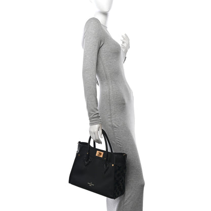 Louis Vuitton Calfskin Monogram Tufting On My Side Black 2 of 10