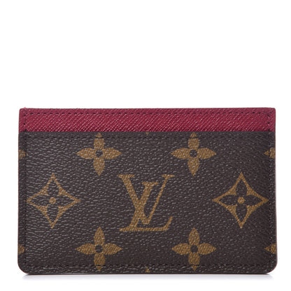 Louis Vuitton Monogram Card Holder Fuchsia 1 of 6
