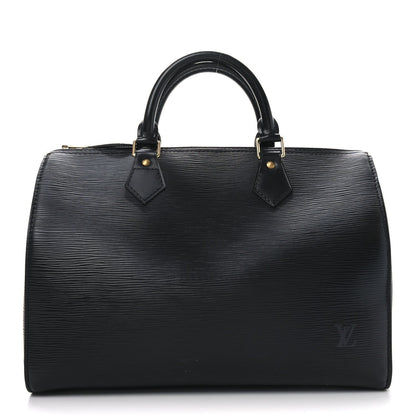 Louis Vuitton Epi Speedy 30 Black 1 of 7