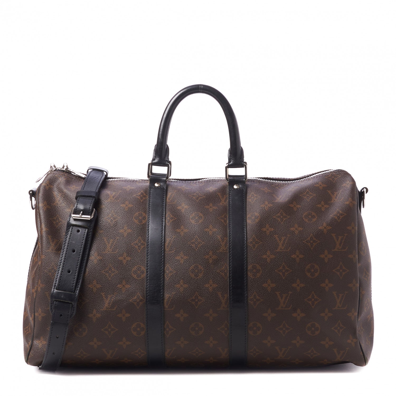 Louis Vuitton Monogram Macassar Keepall Bandouliere 45 1 of 9