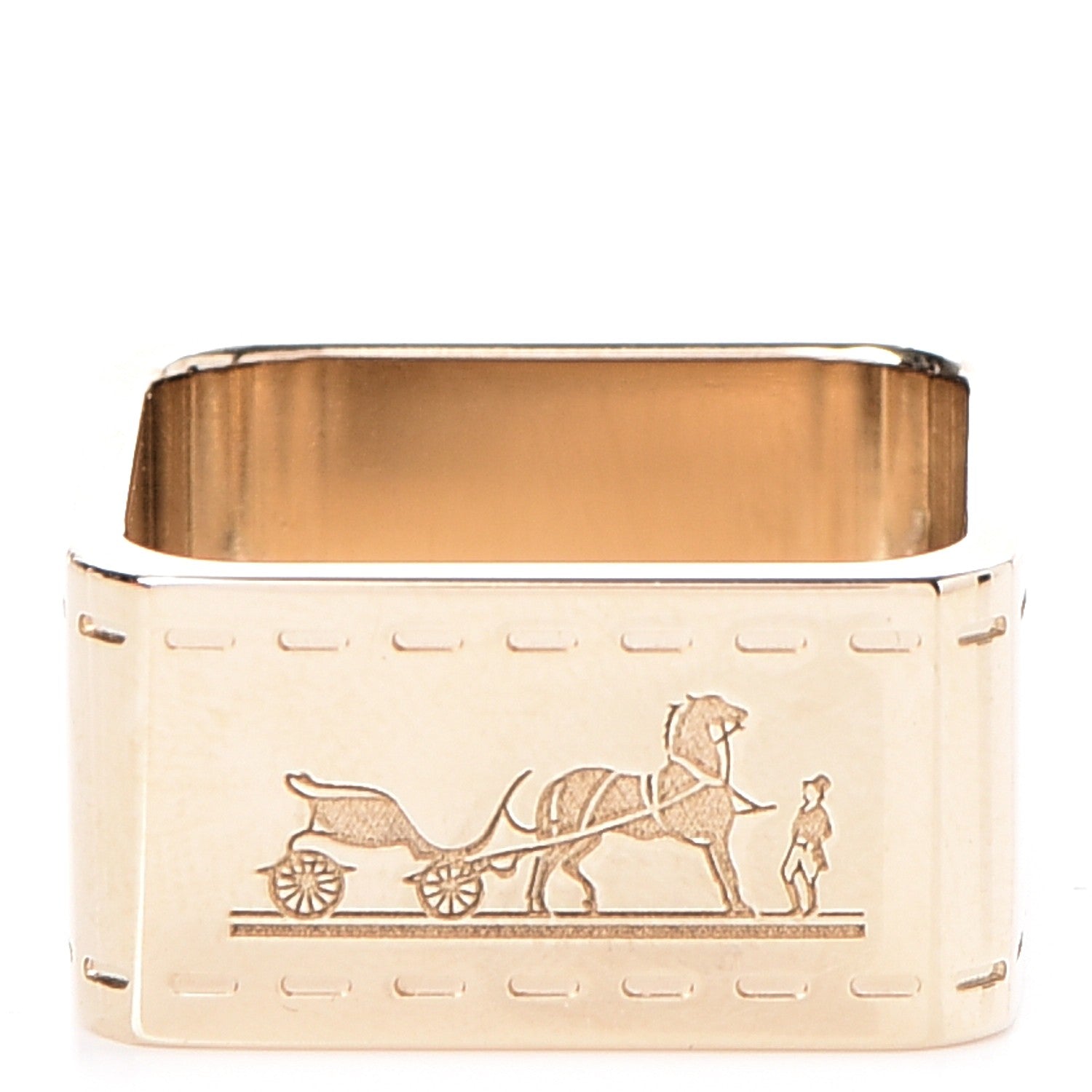 Hermes Permabrass Bolduc Scarf Ring 1 of 5