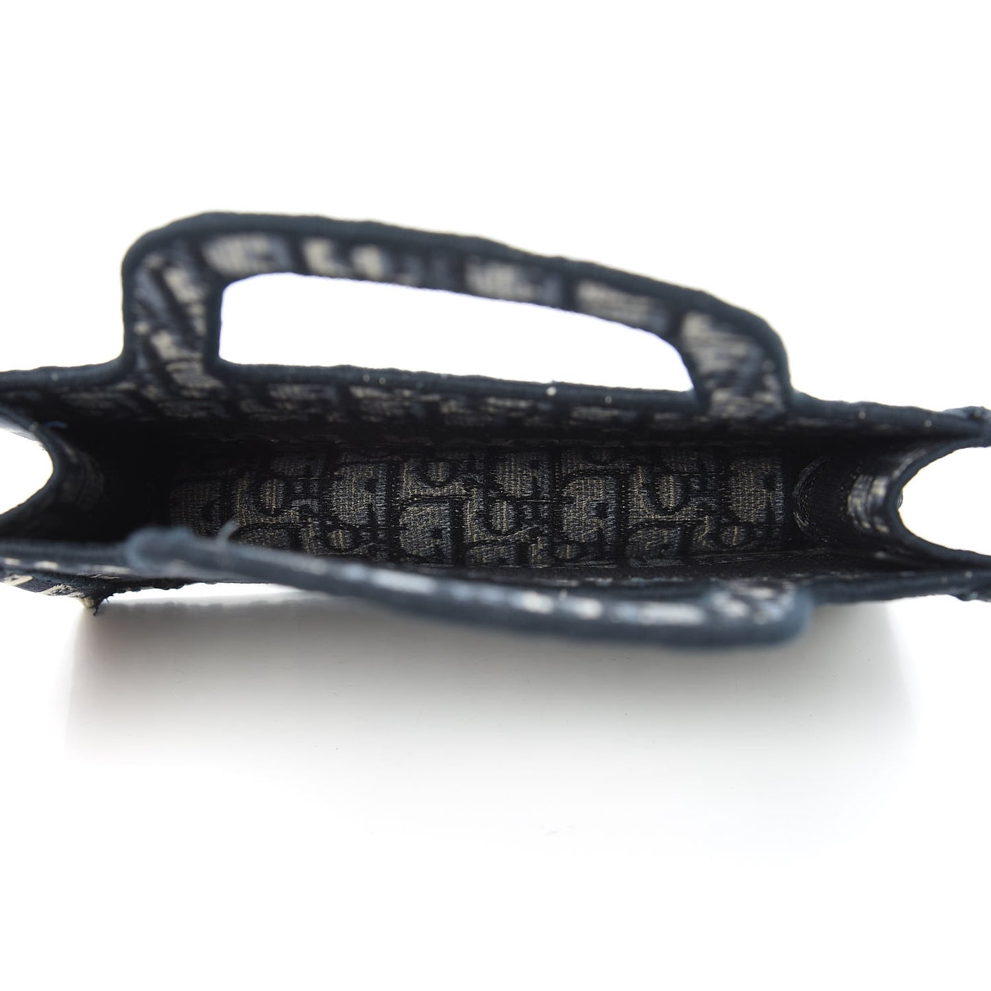 Oblique Mini Book Tote Blue Multicolor