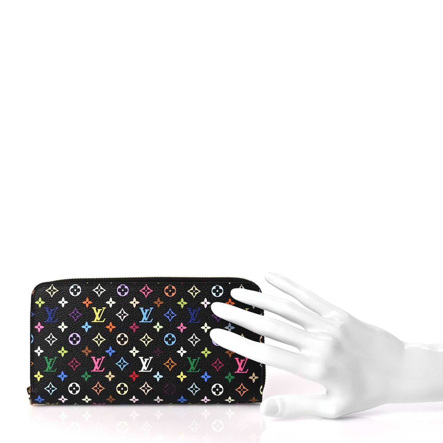 Monogram Multicolor Zippy Wallet Black Grenade