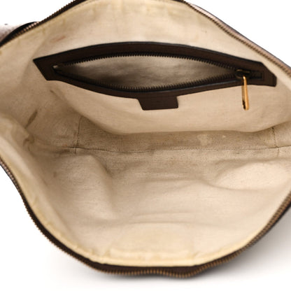 Gucci GG Supreme Monogram Web Small Ophidia Half Moon Hobo Brown 5 of 7