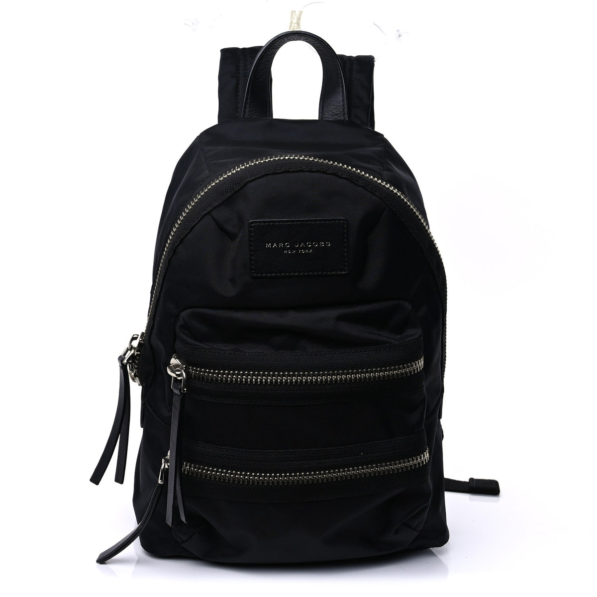 Nylon Biker Backpack Black