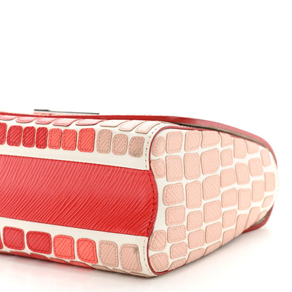 Louis Vuitton Epi Savane Twist Shoulder Bag MM Red 9 of 9
