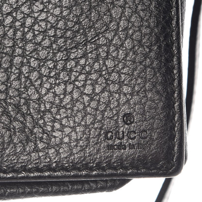 Gucci Dollar Calfskin Mini Swing Wallet Bag Black 7 of 8
