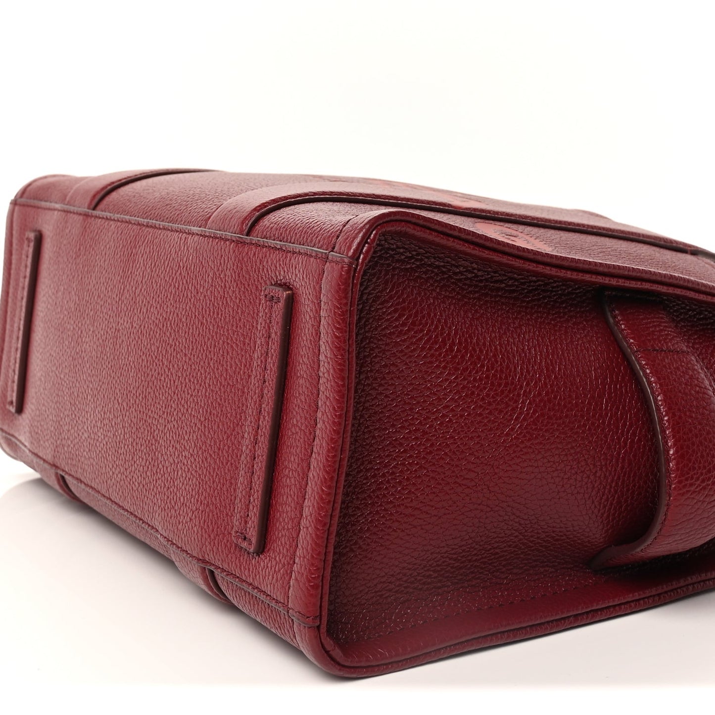 Grained Calfskin Medium The Tote Bag  Cherry