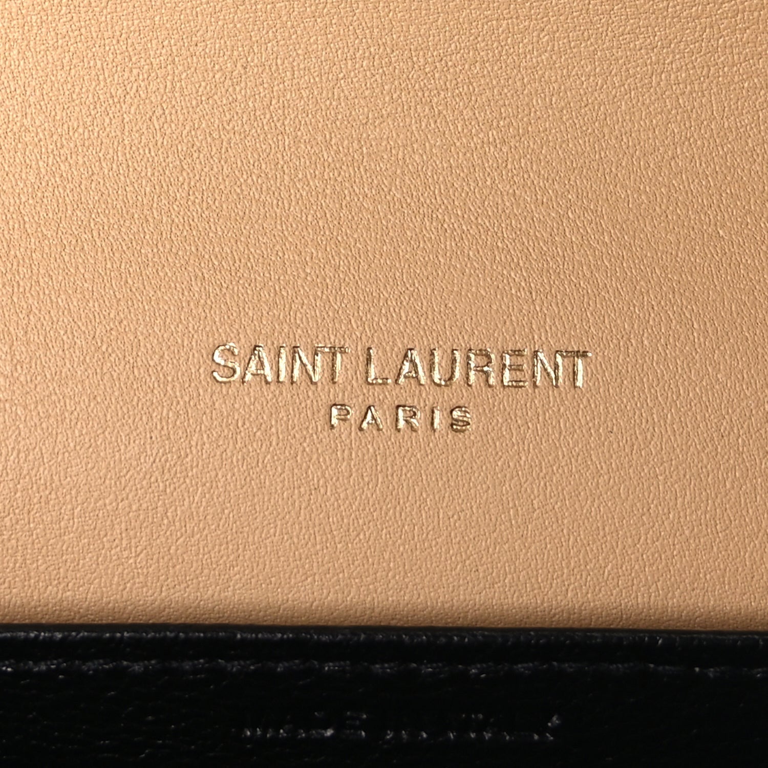 Saint Laurent Micro Raffia Monogram Uptown Chain Wallet Natural Hay Blush 5 of 8
