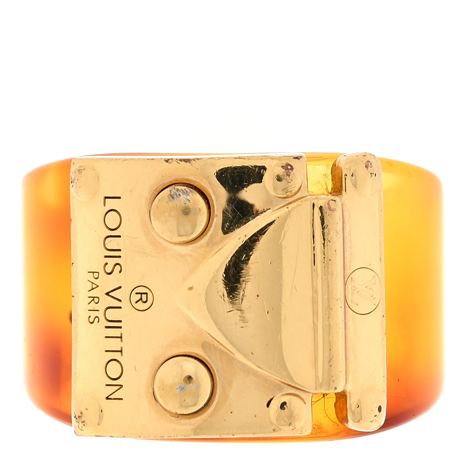 Louis Vuitton Lock Me Ring M Ecaille 1 of 5