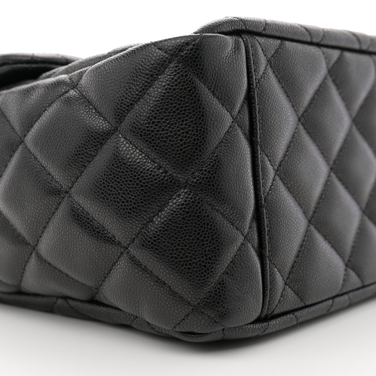 Caviar Quilted XXL Travel Flap Bag Black
