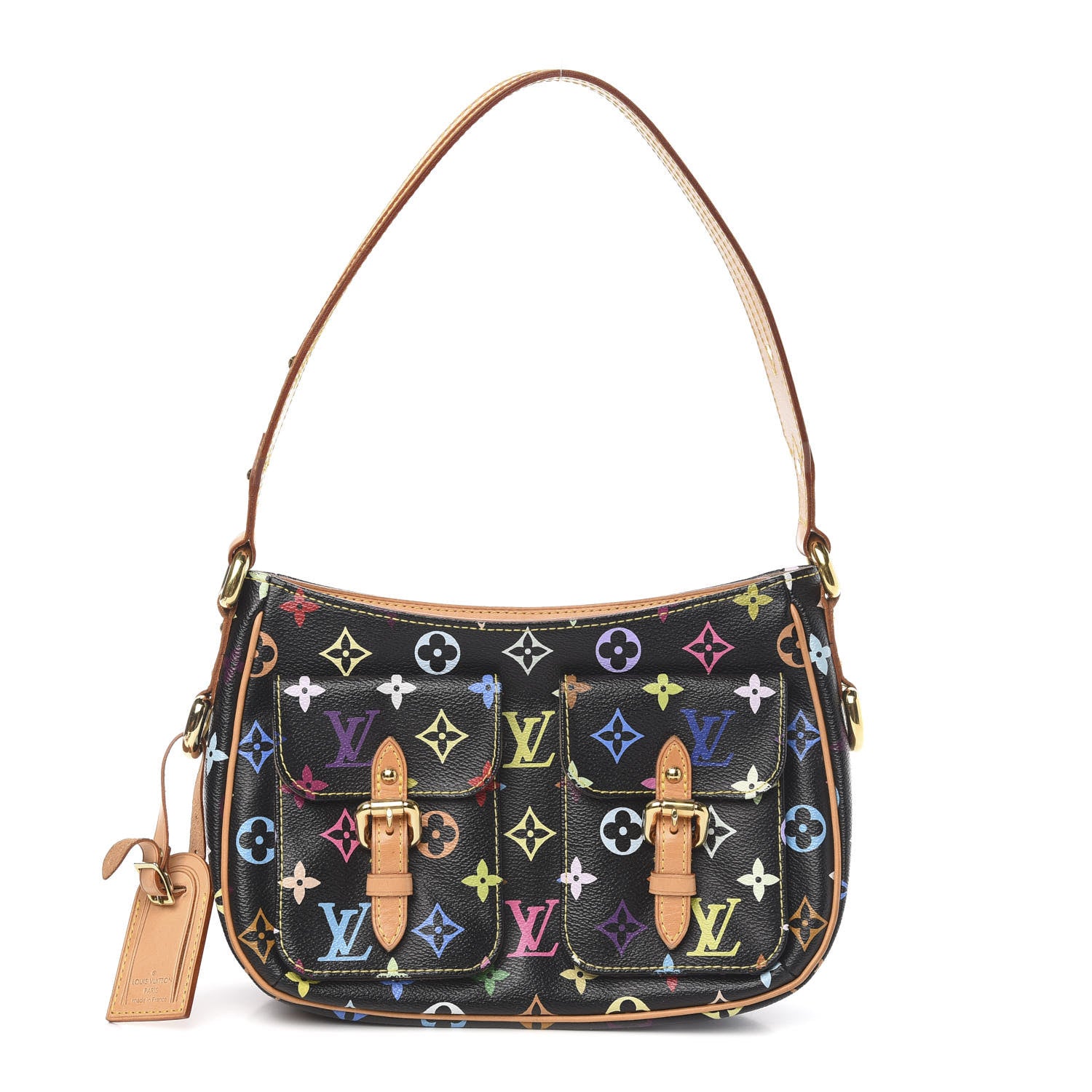 Louis Vuitton Monogram Multicolor Lodge PM Black 1 of 12