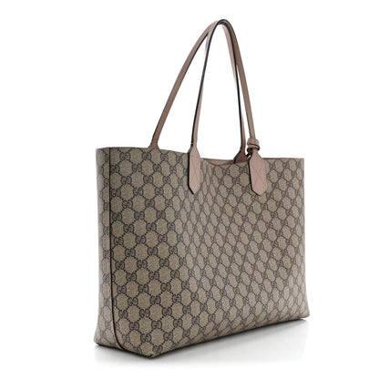 Gucci GG Supreme Monogram Medium Reversible Tote Beige Dark Cipria 2 of 18