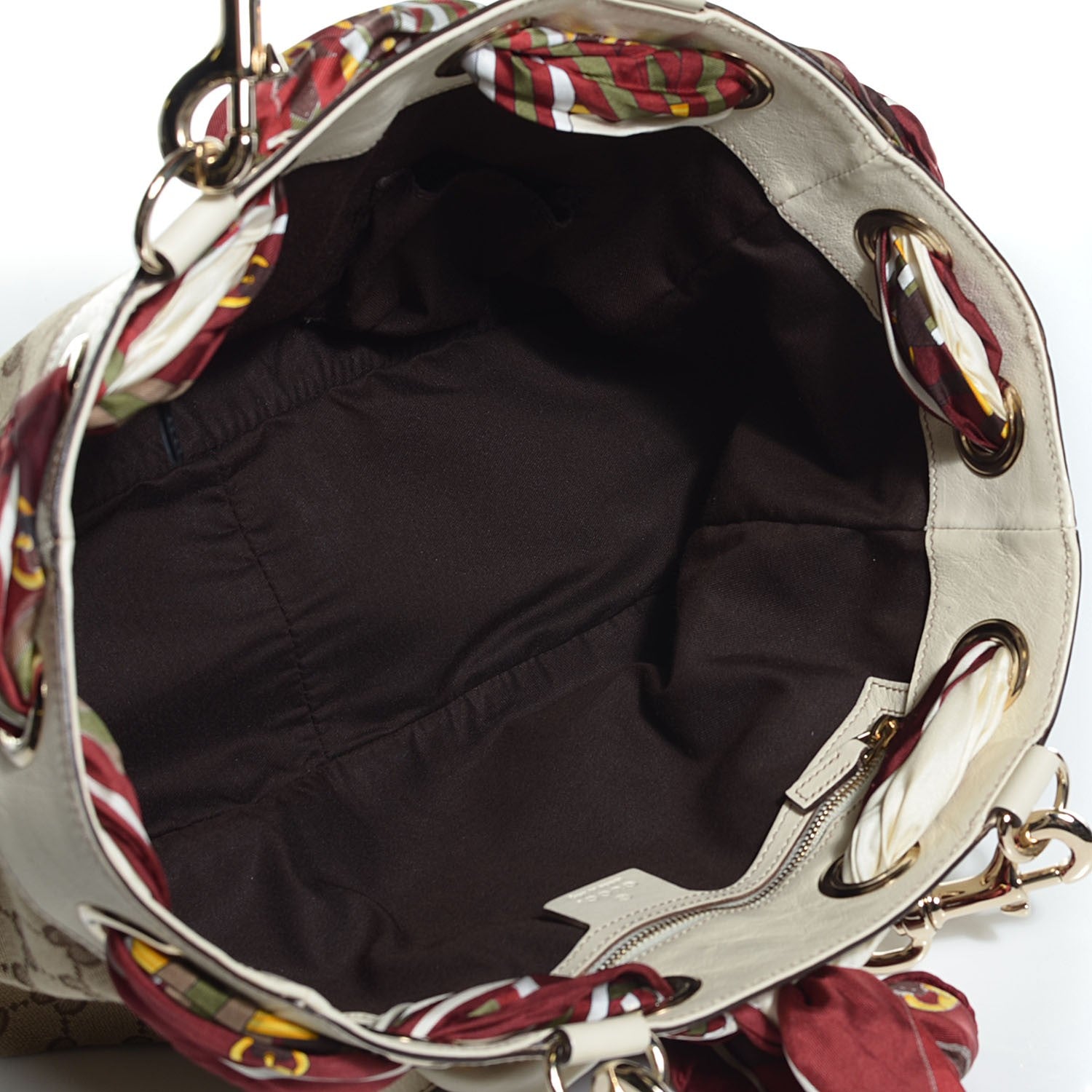 Gucci Monogram Positano Medium Tote Off White 5 of 9